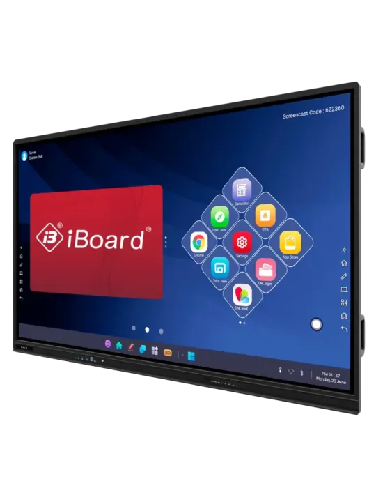 IBOARD Monitor interactivo 55″ - Resolución 4K - Android 14 - 8 GB RAM