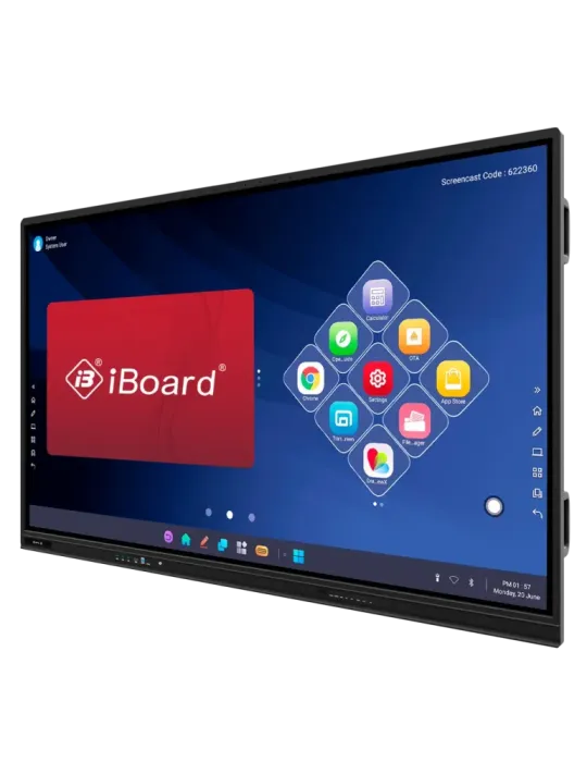IBOARD Monitor interactivo 86″ - Resolución 4K - Android 14 - 8 GB RAM