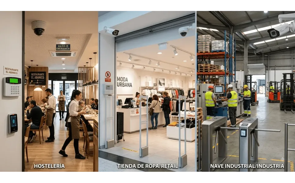 Seguridad Electrónica por Sector: Hostelería, Retail, Industria