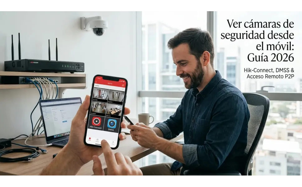 Ver cámaras de seguridad desde el móvil: guía 2026