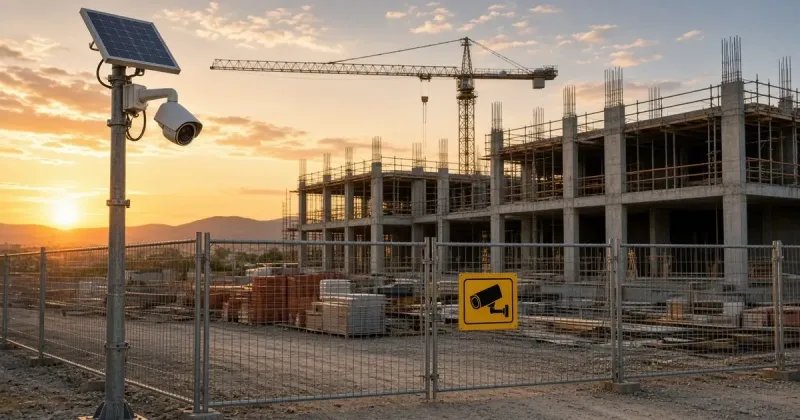 Seguridad para obras en construcción: alarma, cámaras y vigilancia perimetral